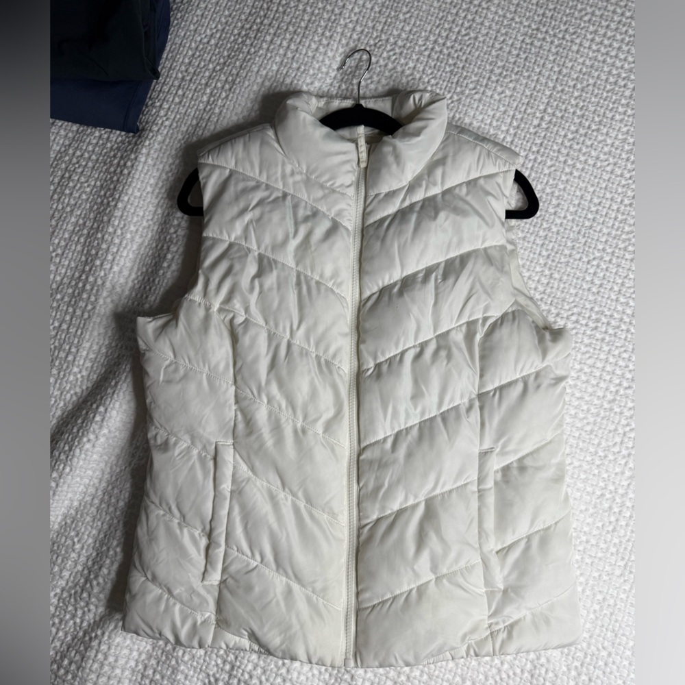 Puffer Vest White